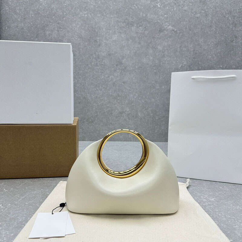 Women's Bags Designer French Niche Circular Handle Handbag Fashionable Women's Banquet Bag Sheepskin
