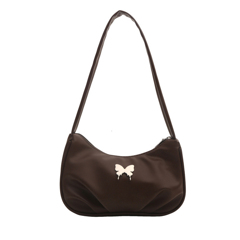 Free shipping on 2025 new designer bags Fashion bow niche underarm bag women's pleated handbag popular versatile and stylish shoulder bag