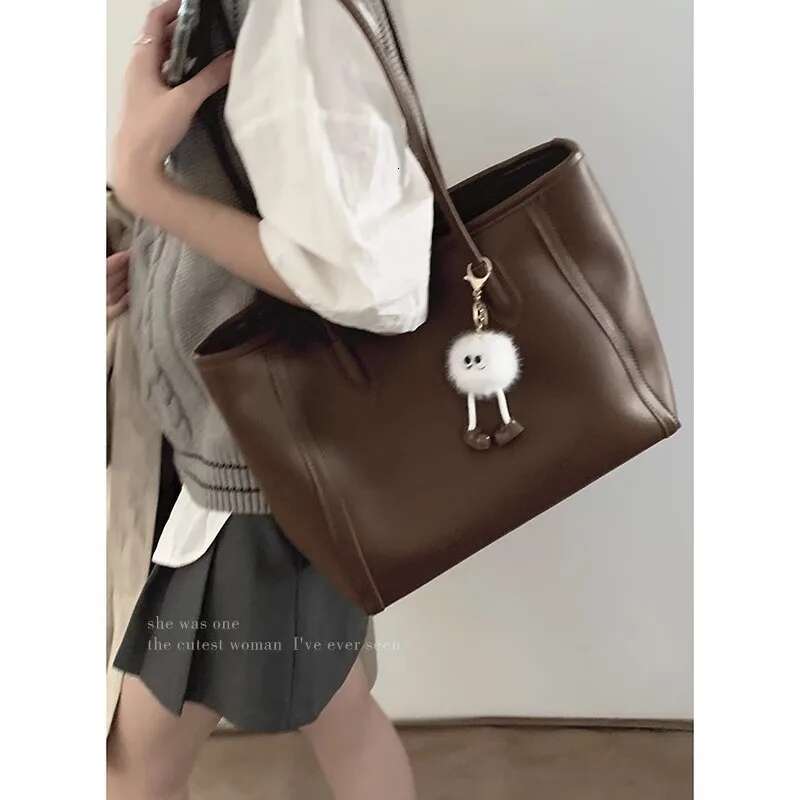 2024 Vintage Women's Versatile Tote Large Capacity Single Shoulder Commuting Bag