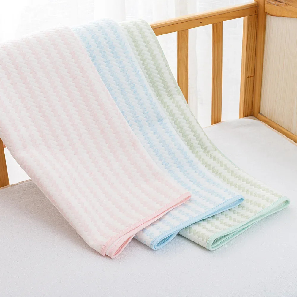 Waterproof Diaper Changing Pad Changing Mat Covers Washable Nappy born Reusable Infant Cotton Urinal Mat Breathable Baby 250515