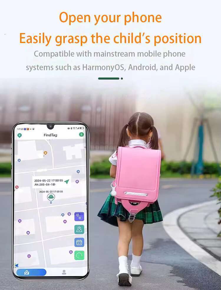 smart mini gps tracker for ios and android historical track query bluetooth antilost device cartoon waterproof strap locator