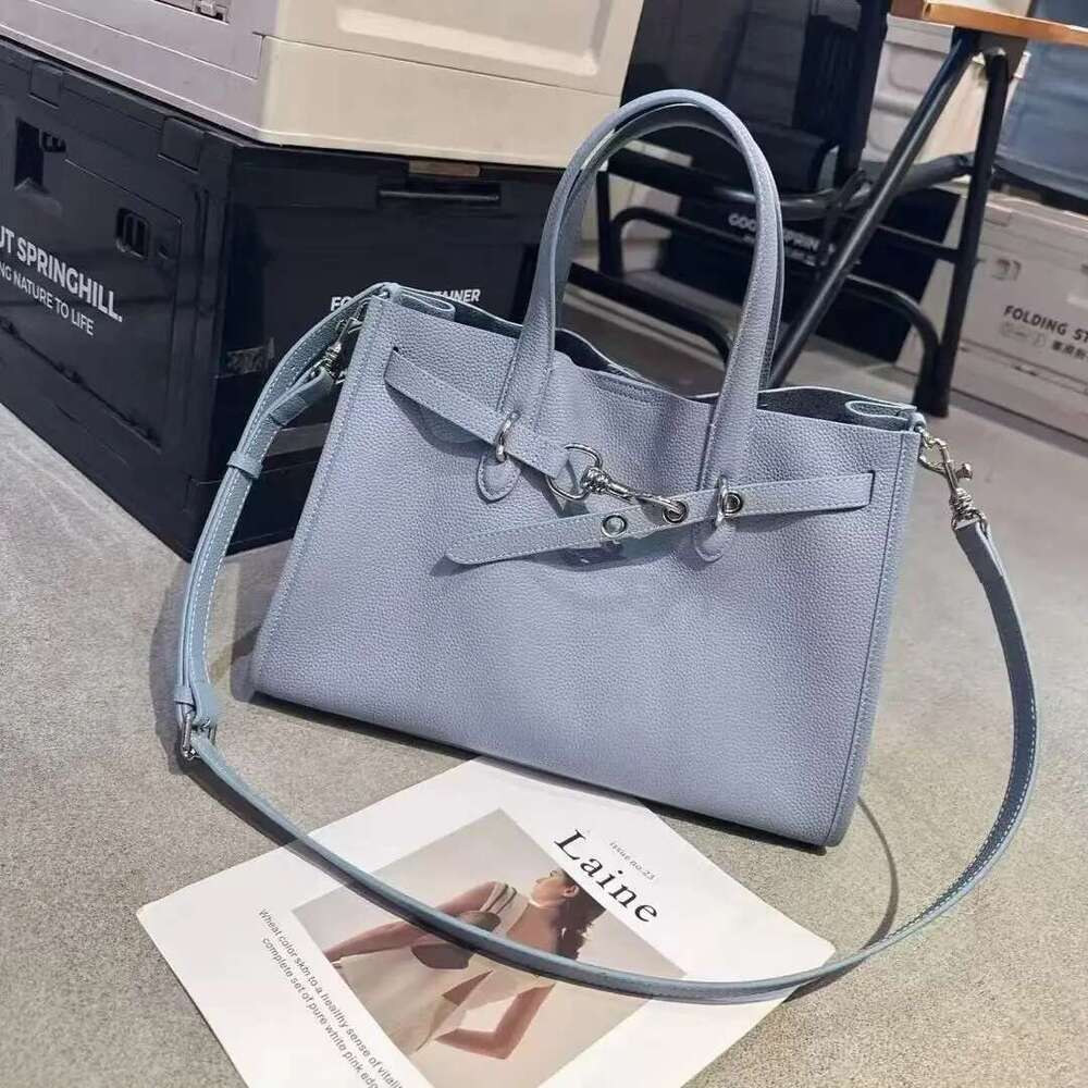 High Quality Genuine Leather Commuter 2025 New Fashion Shoulder Crossbody Bucket Bag Women A Large Handbag