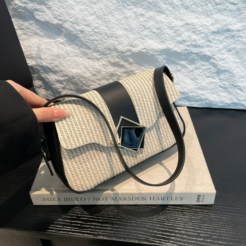 Niche Printed Western Style New Free Delivery Designer Bag Versatile Underarm 2025 New Spring Large Capacity Shoulder Fashion Small Luxury Bag Square 