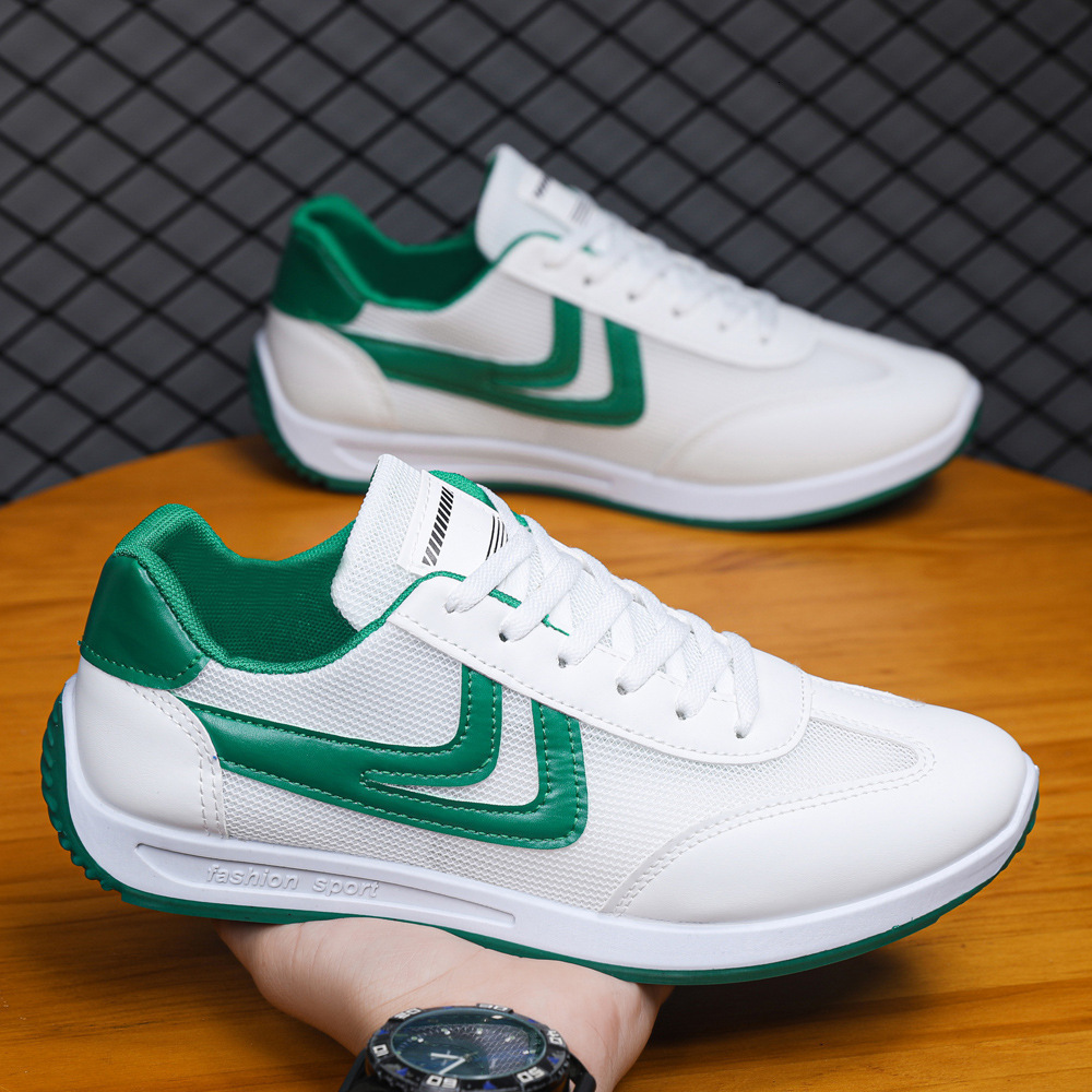 Summer breathable casual student flat sole board small white men's shoes, daily sports and leisure shoes
