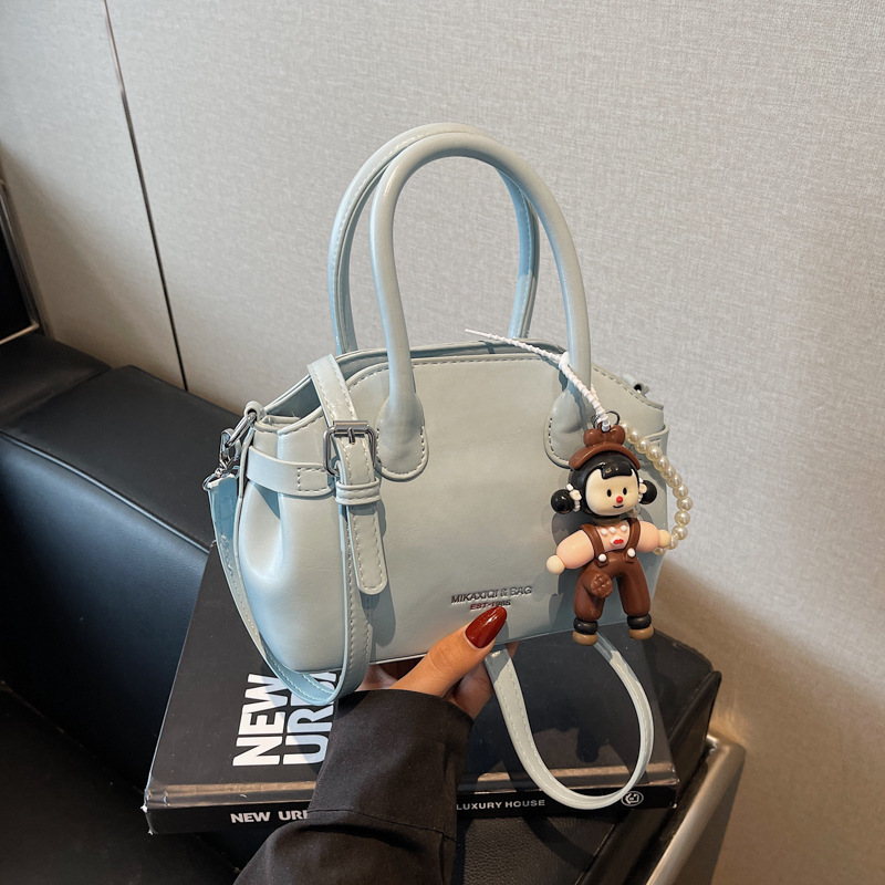 New trendy multifunctional handbag fashionable women's single shoulder commuting crossbody bag solid color simple style handbag casual single sho