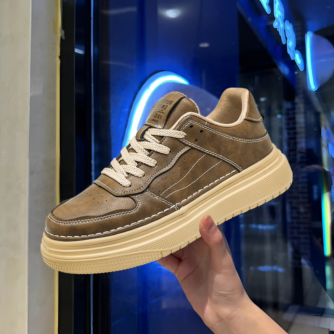 Men S Winter New Sports Anti Slip Men S Thick Sole Height Increasing Business And Leisure Hundred Tower Board Casual Shoes Shoes Ddmysaturn