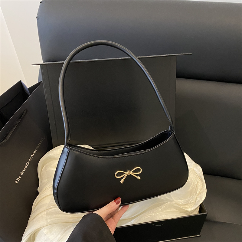 Bow Underarm For Women Summer New Style Simple Luxury Bag And New Free Delivery Designer Bag Stylish Small Square High Quality Single Shoulder Crossbo