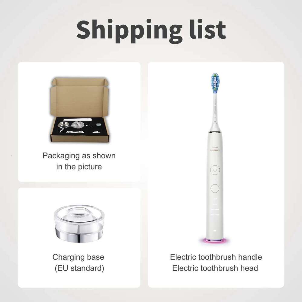 Philips Sonicare DiaClean Smart toothbrush HX9903, 4 Modes Baby tooth Electric Tooth brush Vibrator T