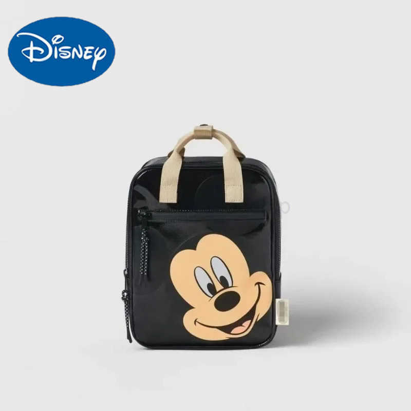 Disney 2025 New Black Mickey Backpack Cute Print Mini Elementary School Backpack Disney Backpack Christmas Birthday GiftXJ250515