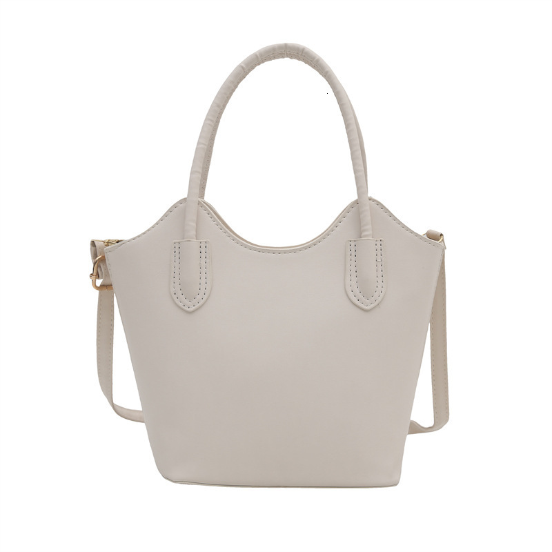 Free Delivery Designer Bag 2025 Solid Color Bucket Hand Commuter Crossbody Fashion Simple Vegetable Basket Women's Bag Luxury Bag