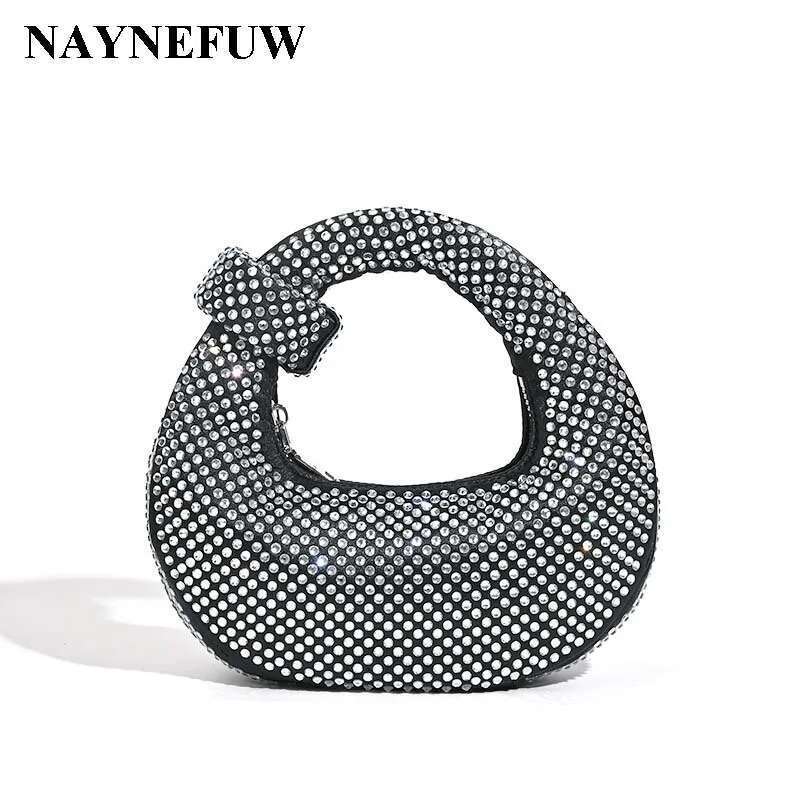 2025 New Elegant Rhinestone Party Mini Bag Handbag Purse For Women