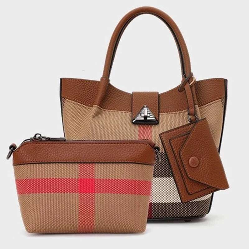 Tote Bag for Women Genuine Leather Canvas Fashion Hobo Bags Large Purse Handbags with Adjustable Shoulder Strap