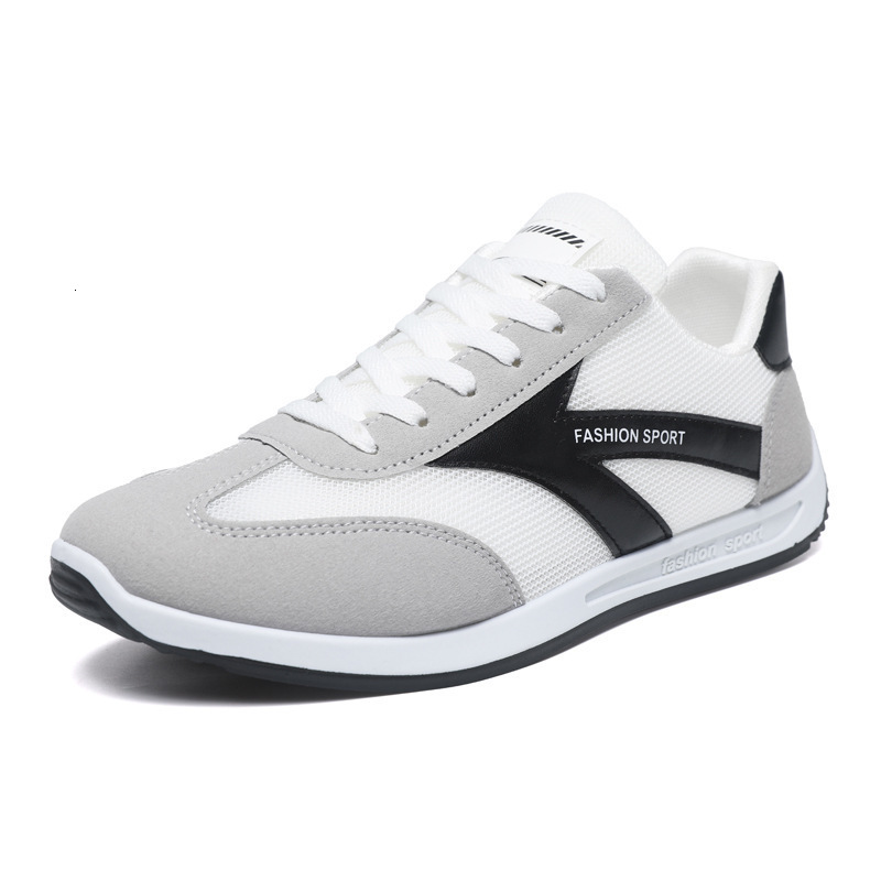 Shoes made of mesh fabric, trendy breathable and versatile for all seasons, casual sports men's running shoes, lightweight