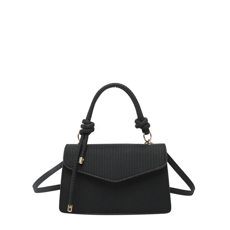 Free Delivery Designer Bag Niche Striped Women's Western Style And Niche Design Hand 2025 Fashion Trend Single Shoulder Crossbody Small Square Co