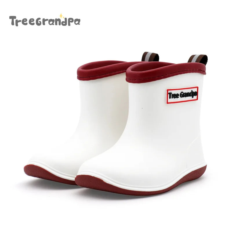 rainy day childrens rain shoes soft bottom lightweight small children men women baby mid-calf rain boots toddler water shoe 250515