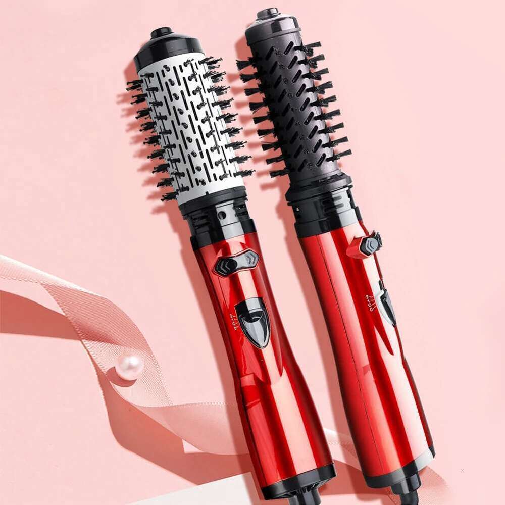 3 in 1 Negative Ion Straight Rotatable Curler Electric Blow Dryer Curling Brush Hair Styling Tool