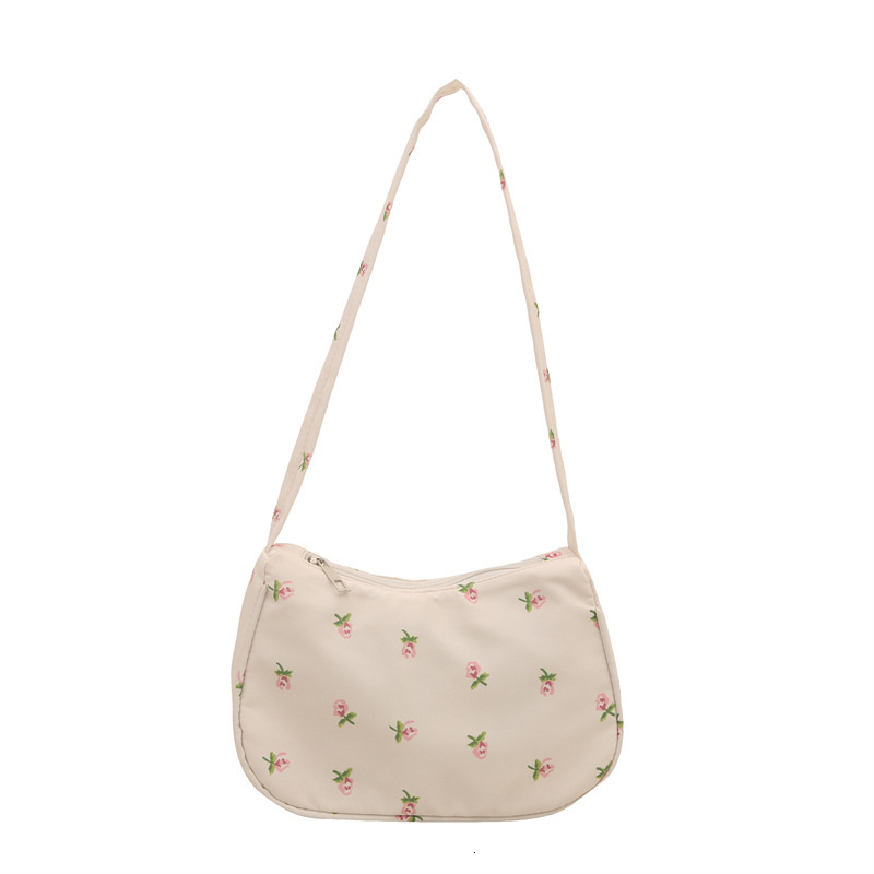 Single Shoulder Sweet Fresh Niche Design Women's Underarm Bag New Free Delivery Designer Bag Casual Versatile Handheld Luxury Bag Crescent Bag