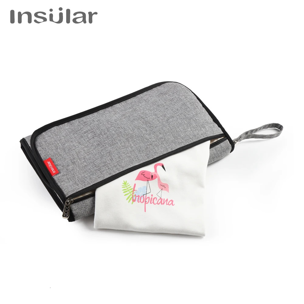 Portable Baby Changing Mat Infant Multifunction Diaper Changing Pad born 2 IN 1 Waterproof Changing Pad Cover Storage Bag 250515