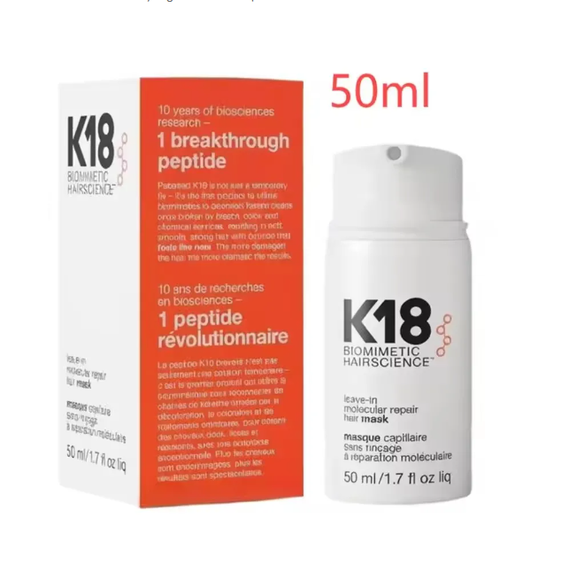 K18 Hair Treatment Leave-In Conditioner Molecular Repair Dry Hair 4 Minutes To Reverse Hair Damage Moisturize Hair Mask