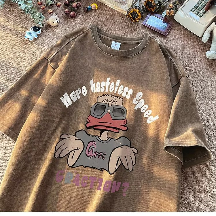 2025 Spring/Summer Fashion Designer Design Men's Short sleeved T-shirt Popular High Street Loose Half Sleeve