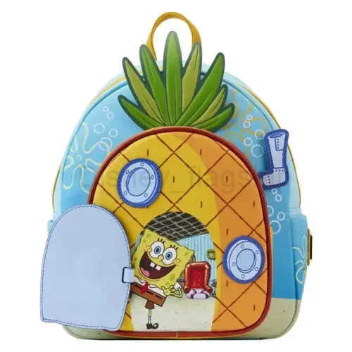 Disney Pooh Friends Leather Backpack Stitch Fashion Backpack High Quality Sally Backpack Lady Birthday Gifts for Girls SchoolbagXJ250515