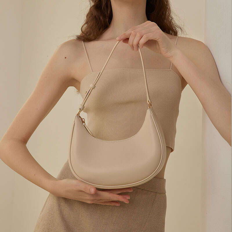 Popular bags, half moon armpit women's summer high-end sense, shoulder bag, temperament handbag, 2025 new casual fashion trend