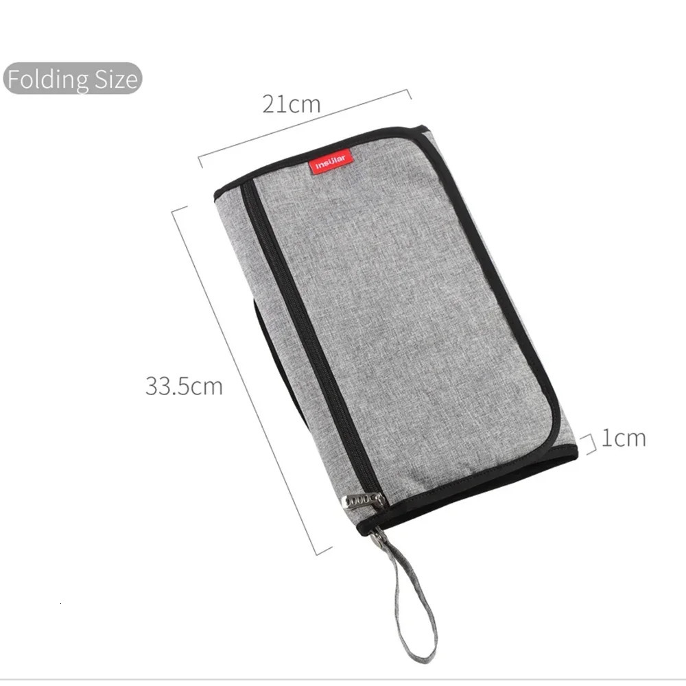 Waterproof Diaper Changing Mat Travel Multifunction Portable Baby Diaper Cover Pad Clean Hand Folding Diaper Bag Soft Flexible T 250515