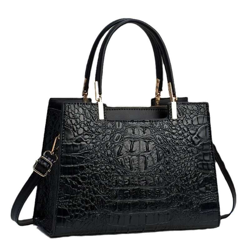 Brand Shoulder Bag High Quality Crocodile Patterned Crossbody Bags For Women Handbag Ladies Casual Tote Sac