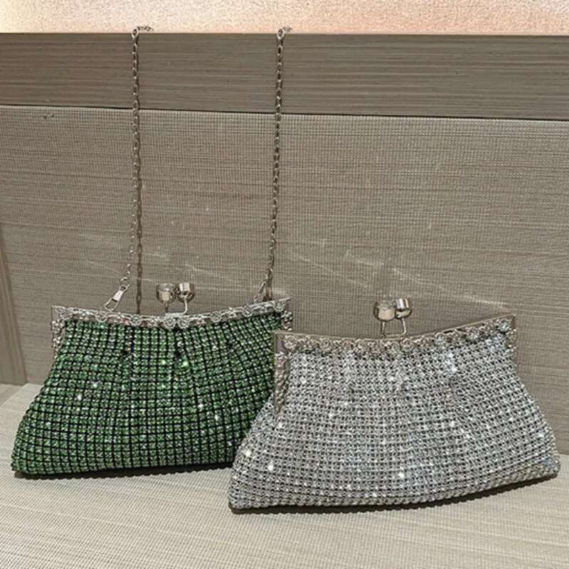 Luxy Moon Rhinestone Evening Clutch Bag Dress Wedding Bride Handbag Shiny Design Party Banquet Lady Portable Purse Z534