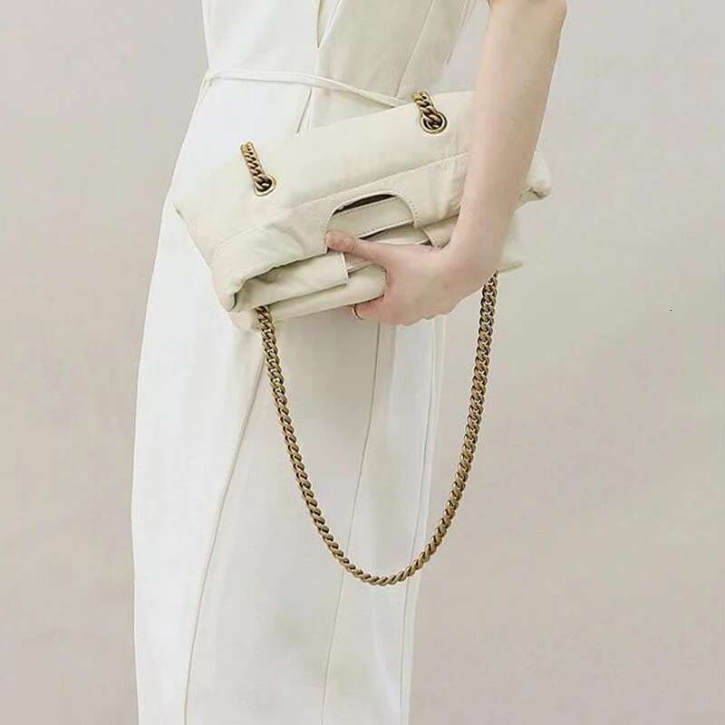 Lazy Style Casual Versatile Chain Shoulder Large Capacity Tote Bag