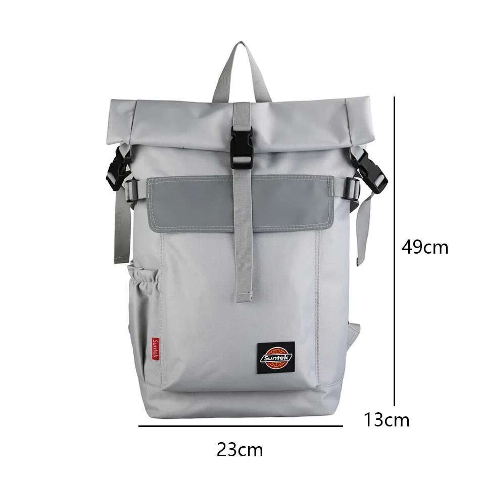 Functional Large Capacity Men's Fashion School for Teenager Boys Trend Brand Designer Backpack Male Oxford Bag