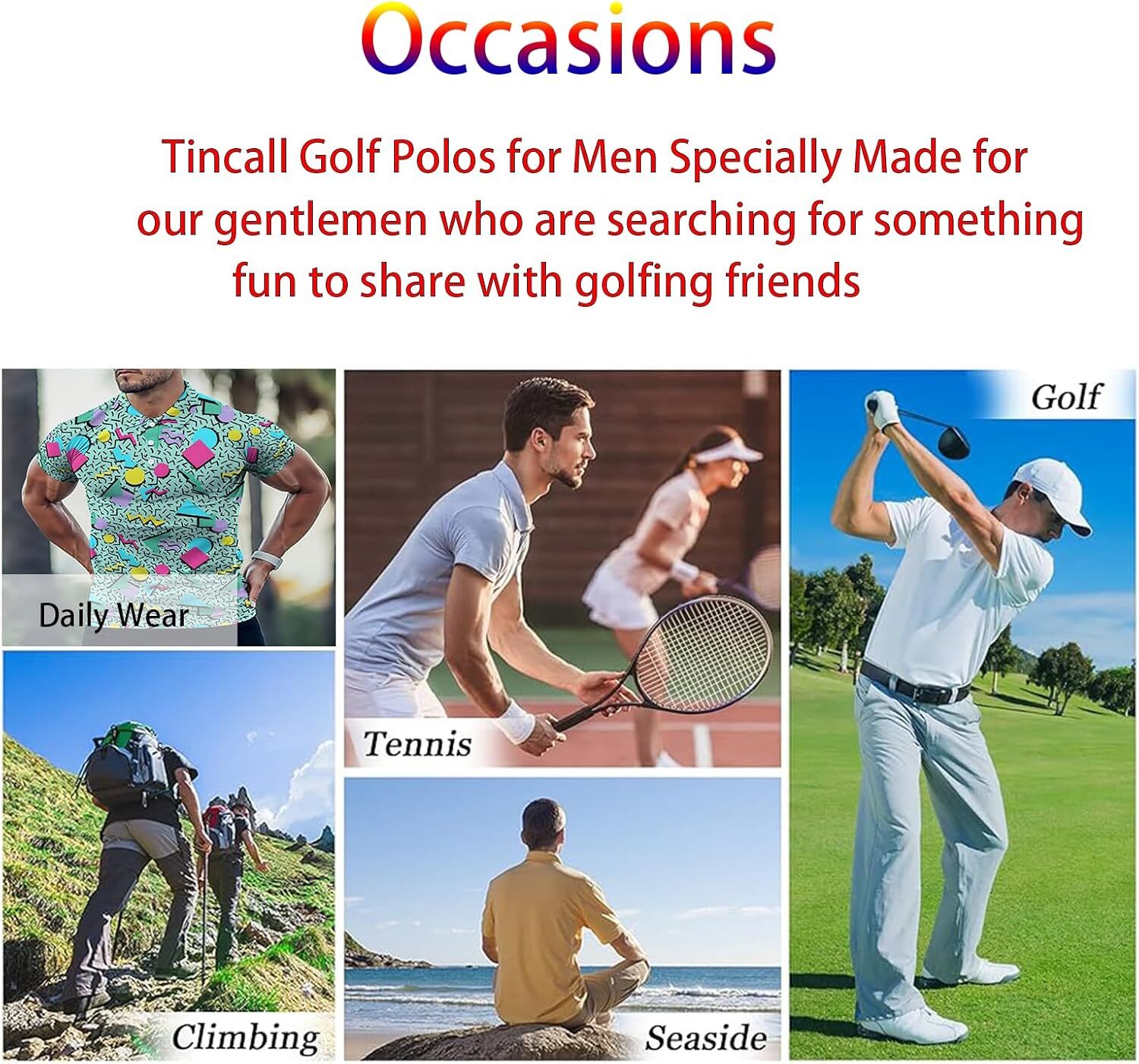 Mens Polo shirt Golf Shirts for Men,Dry Fit Athletic Short Sleeve Polo Shirts,Performance 4 Way Stretch Golf Polos with