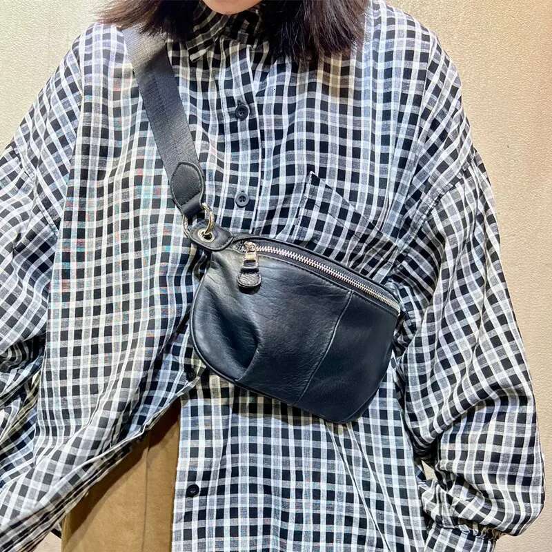 Natural Crossbody For Women Real Genuine Leather Shoulder Bag Vintage Solid Color Designer Female Travel Chest Bags