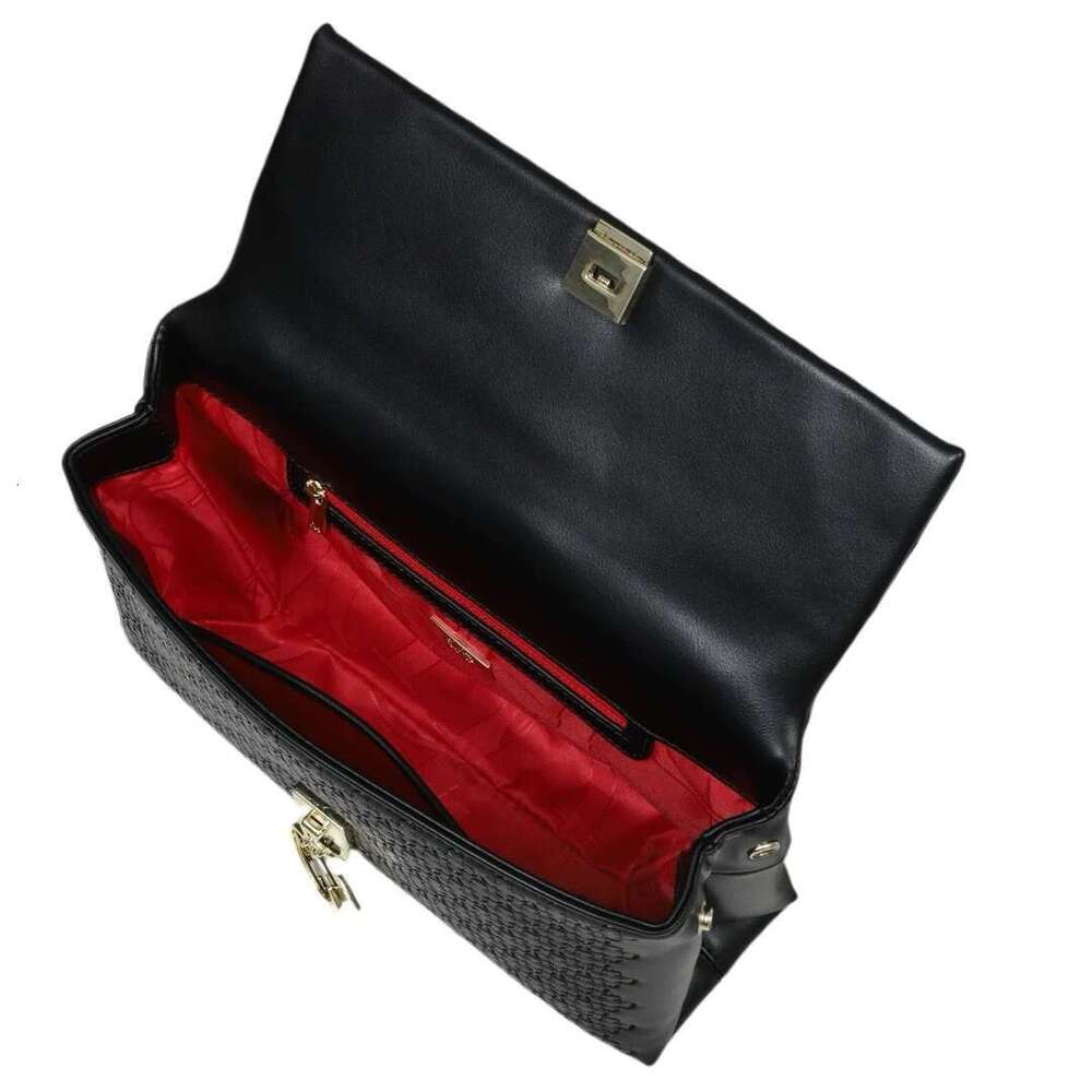 Ladies Elegant Light Crossbody Bag Solid Color Classic Letters Buckle Handbag Large Capacity High Quality