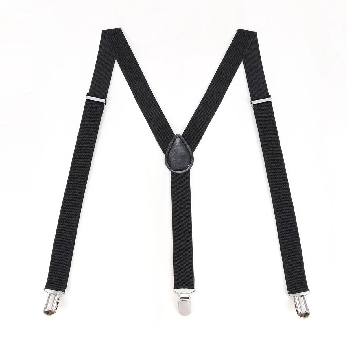 Suspenders for Men Set Adjustable 1 inch Wide Y Shape Wedding Suit Accessories Strong Metal Clips 250515