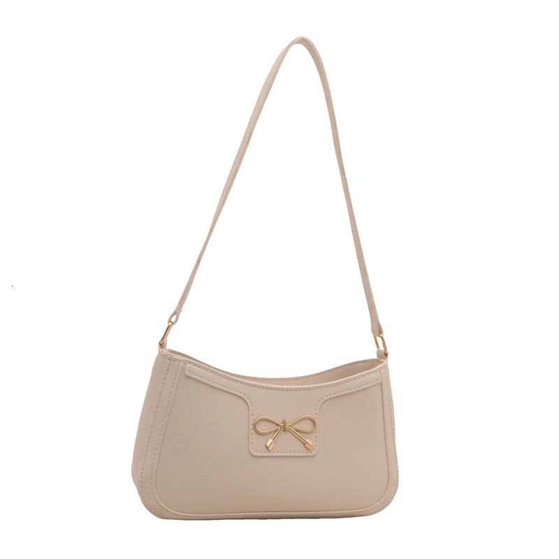 For Women Korean Style High Personality Light Luxury New Free Luxury Bag Delivery Designer Bag One Shoulder Crescent Bag New French Fashion Niche Desi