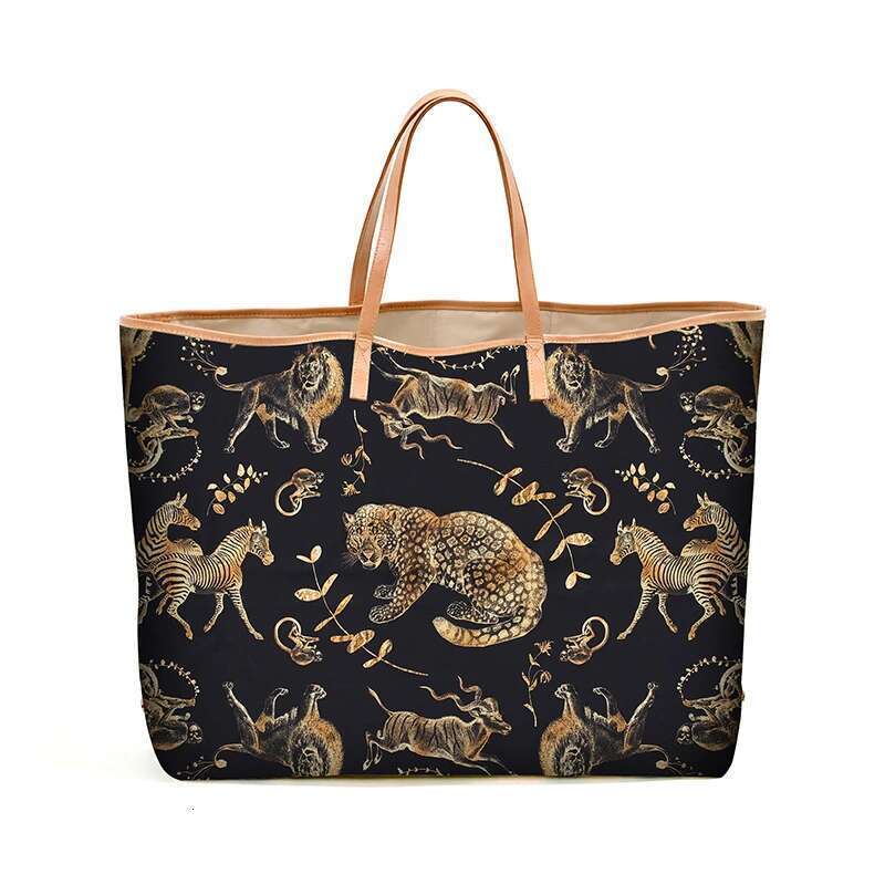 Handbag Lady Personalized Printing Large Capacity Canvas Tote Wholesale And Customized Patterns Available Commuter Shoulder Bag