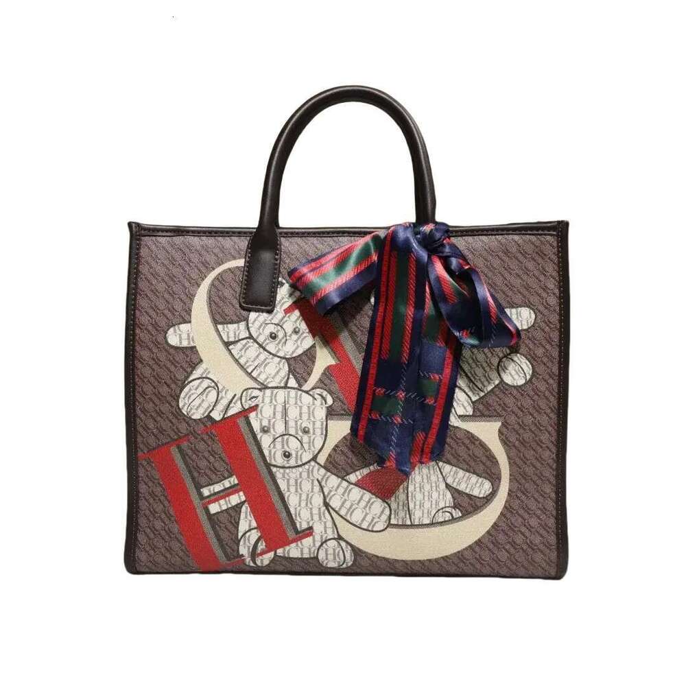 Ch-Large Capacity Handbag For Women High-Quality Square Shoulder Versatiledaily Travel New Shopping Bag