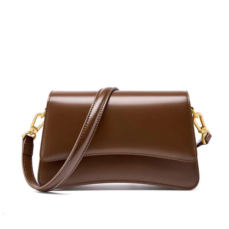 YANATARI Underarm Cowhide Genuine Leather Handbags Women Vintage Shoulder Bag Female Bags Womens High Quality 2025