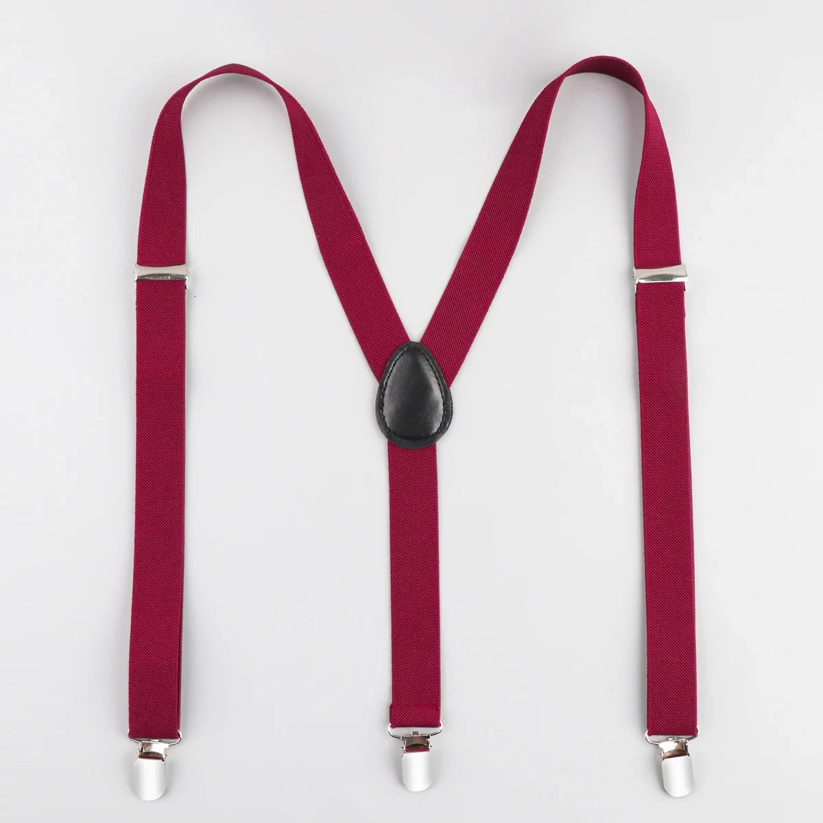 Suspenders for Men Set Adjustable 1 inch Wide Y Shape Wedding Suit Accessories Strong Metal Clips 250515