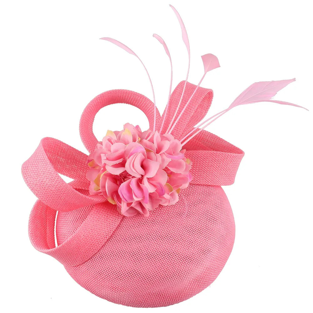 Beige Bridal Wedding Hair Accessories Fascinators Hats Cocktail Hat Occasion Millinery Hat Headband 250514