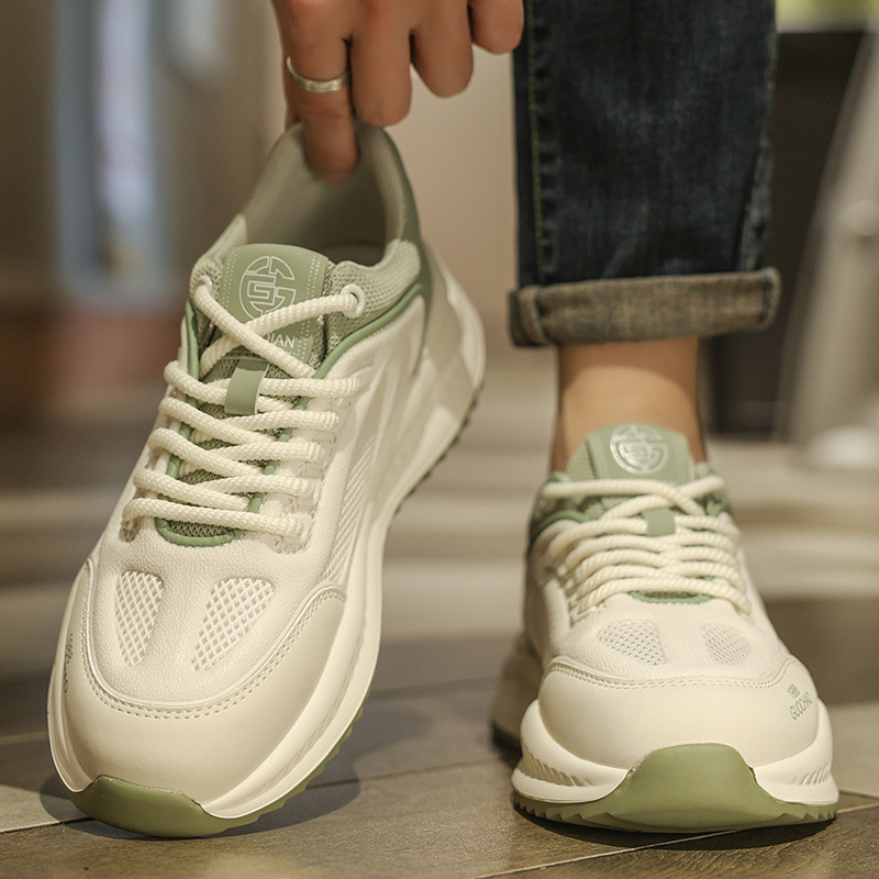 Men S New Spring High Casual Shoes End Versatile Casual Forrest Gump For Teenagers Running Sports Soft Sole Anti Slip Dad Shoes Ddmysaturn