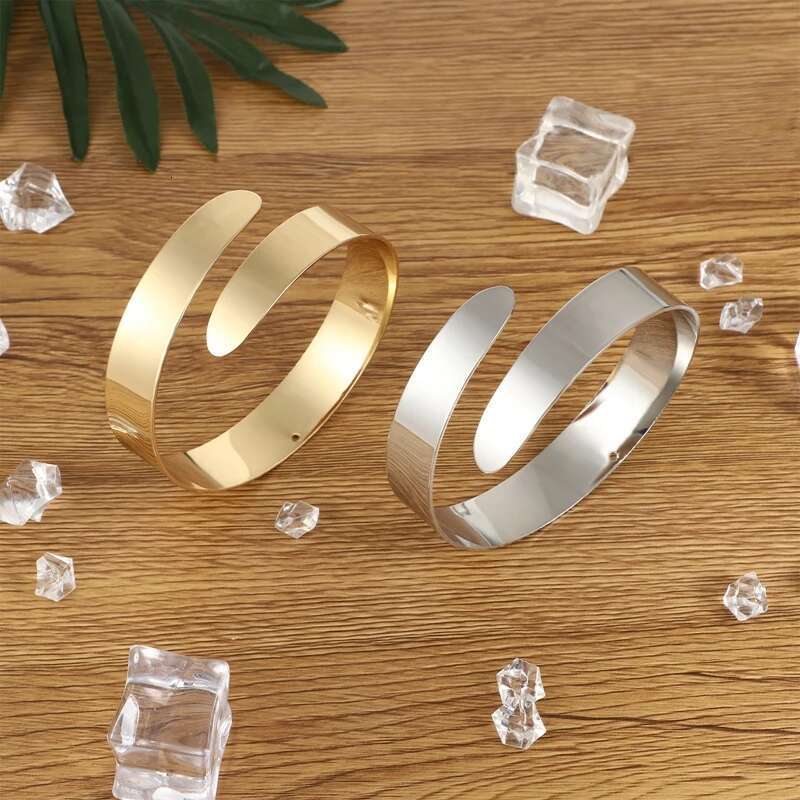 Bohemian Butterfly Leaf Charm Upper Bracelet Chain Metal Hollow Out Geometric Pattern Retro Arm Cuff Bangle Body Bracelets