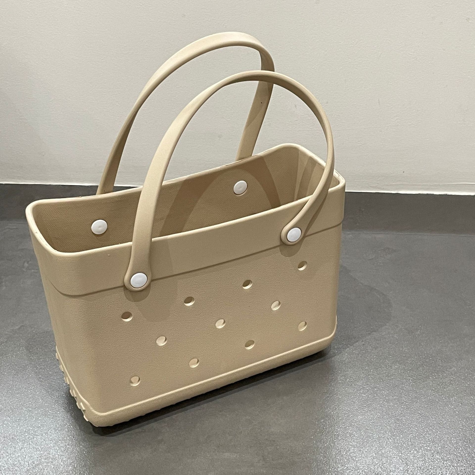 Women's Handheld EVA Beach Hole Bag DIY 2025 New Product Storage Waterproof