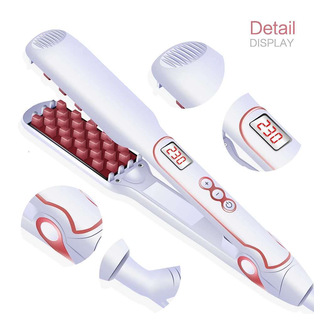 Volumizing Fluffy Curling Fast Ceramic Corrugated Curler Electric Hair Waver Iron Styling Tools