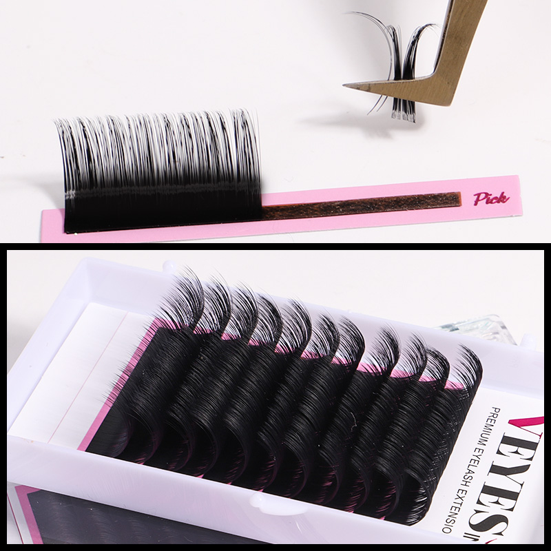 Veyes Inc Individual Eyelash Extensions Faux Mink Matte Lashes 8-20mm Veyelash Professionals Classic Natural Lash Bulk Wholesale