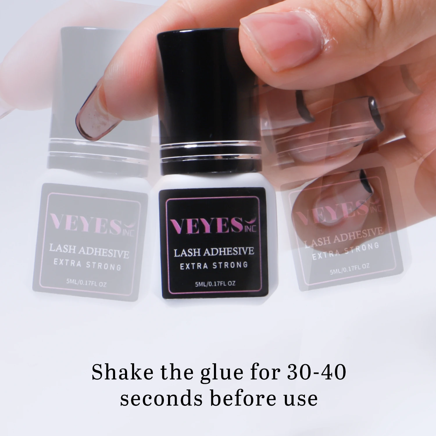 Veyes Fast Dry Long Retention 6-9 Weeks 5ml/10ml Eyelash Glue Eyelash Extension Glue Individual Eyelash Glue Adhesive