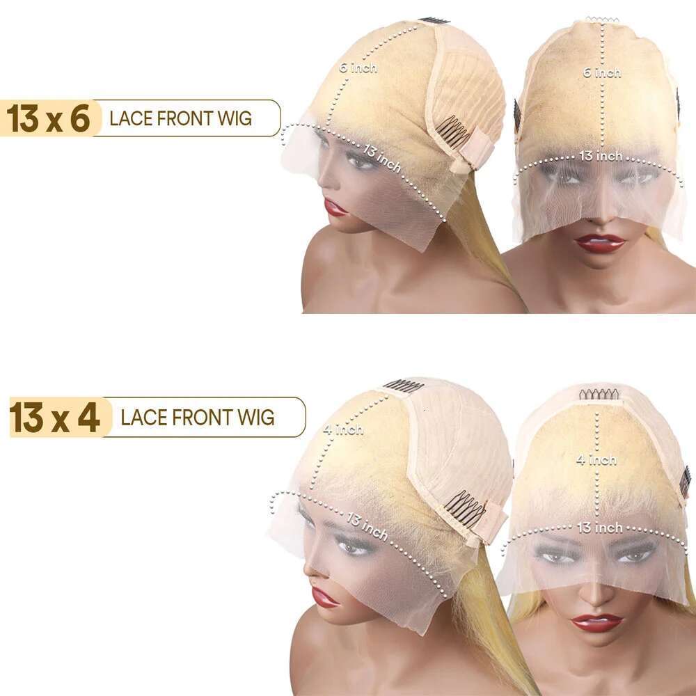 613 Honey Blonde 13x6 HD Frontal Wig Human Hair Curly 30 inch Deep Wave Brazilian Colored 13x4 Lace Front Wigs For Women