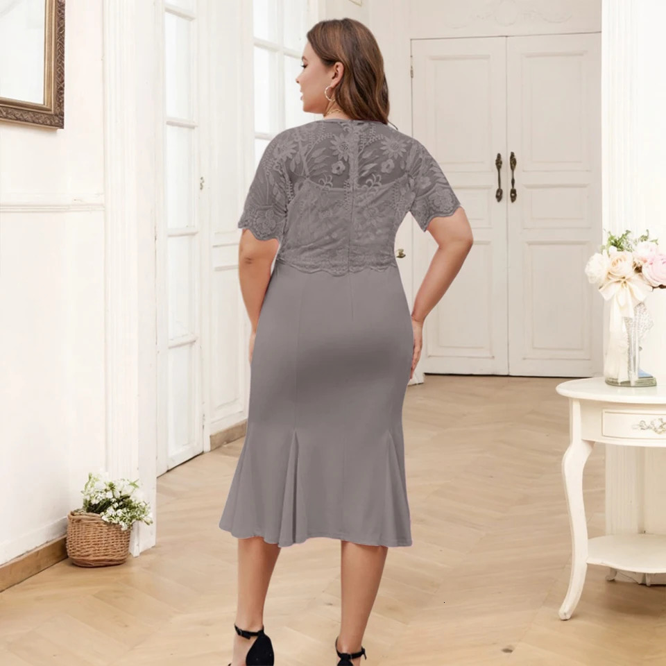 High quality plus size elegant womens evening dress Vestdos official Occas sexy clothing fashionable Maxi skiing 250506
