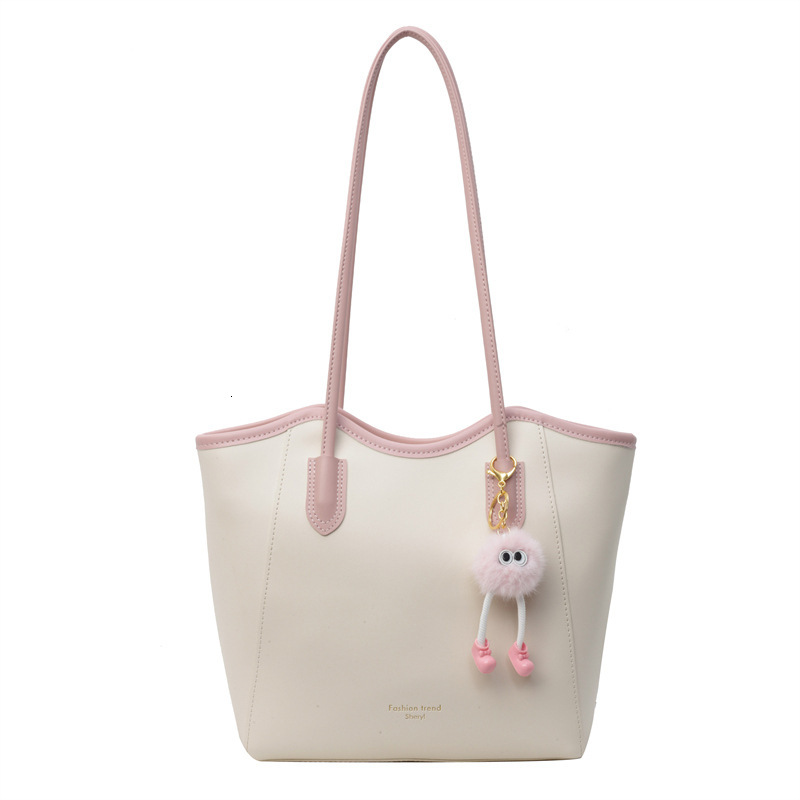 Free shipping on 2025 new designer bagsSimple and Fashionable Office Worker Women's Large Capacity Tote Commuter Premium Shoulder Bag
